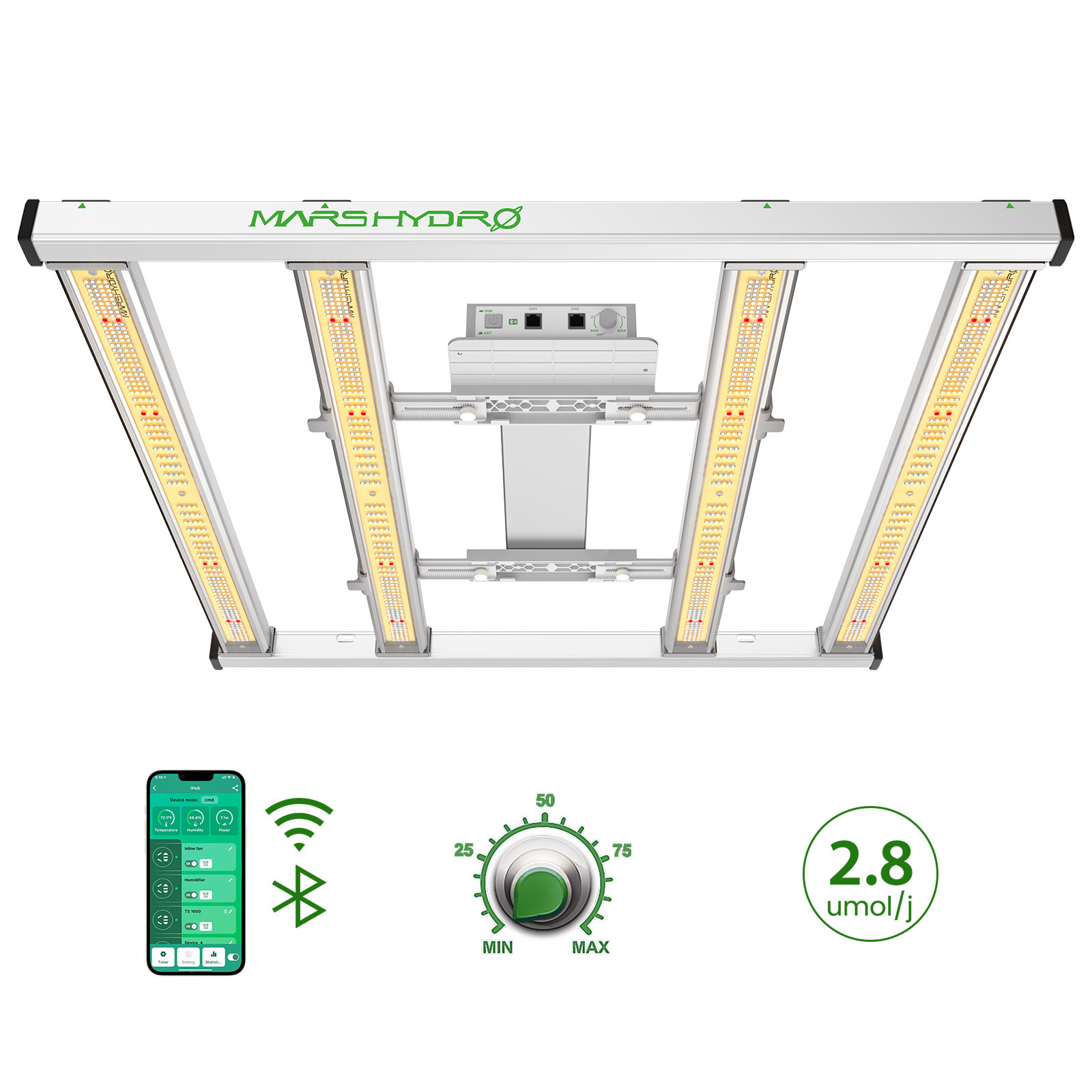 Mars Hydro FC-E 3000 300W LED-Pflanzenlampe Smart 