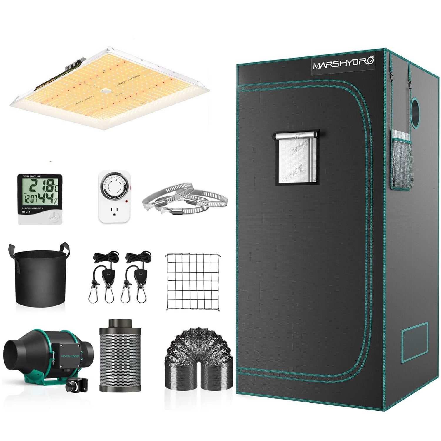 Mars Hydro Komplettset TSW 2000 Grow Kit 