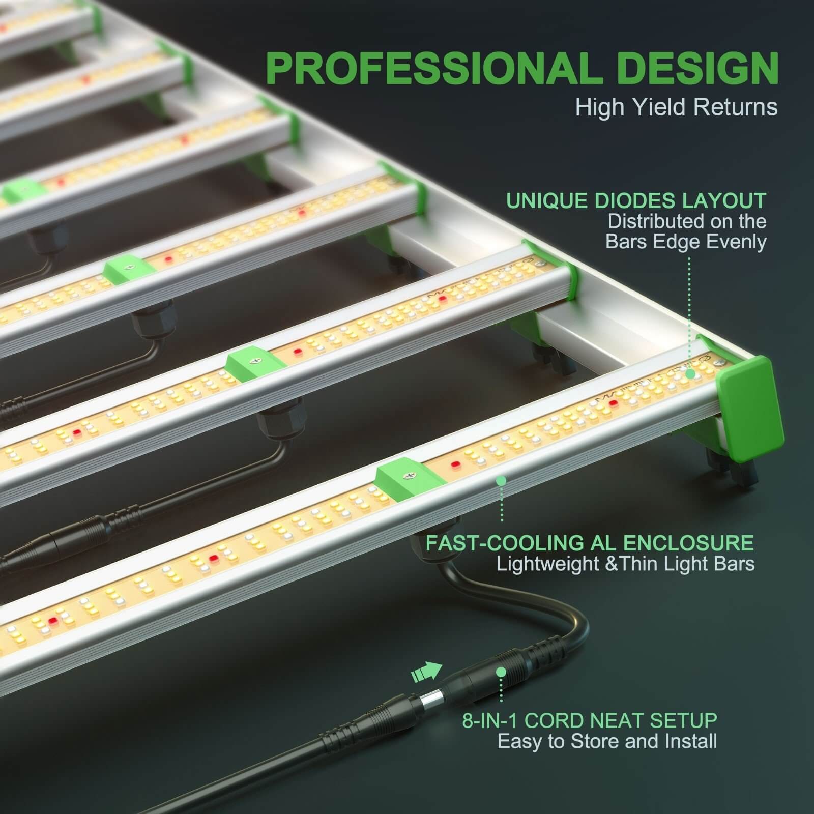 Mars Hydro FC 8000 800W LED-Pflanzenlampe Smart 